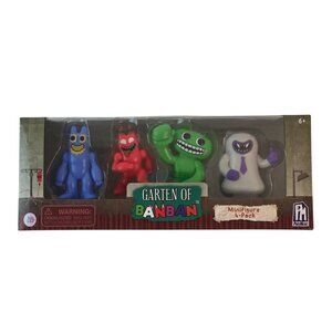 Garten of Banban Flumbo Banban Jumbo Josh & Sir Dadadoo Figure 4-Pack New